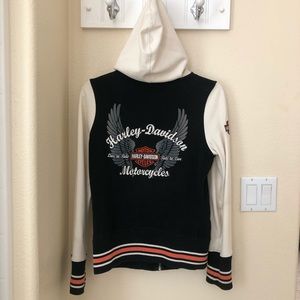 Harley Davidson Live To Ride Cotton Hoodie